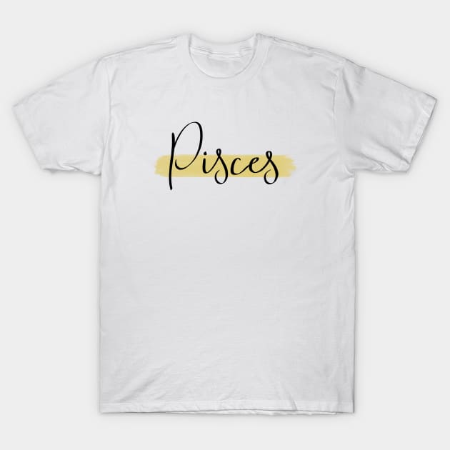 To Pisces T-Shirt by ckai